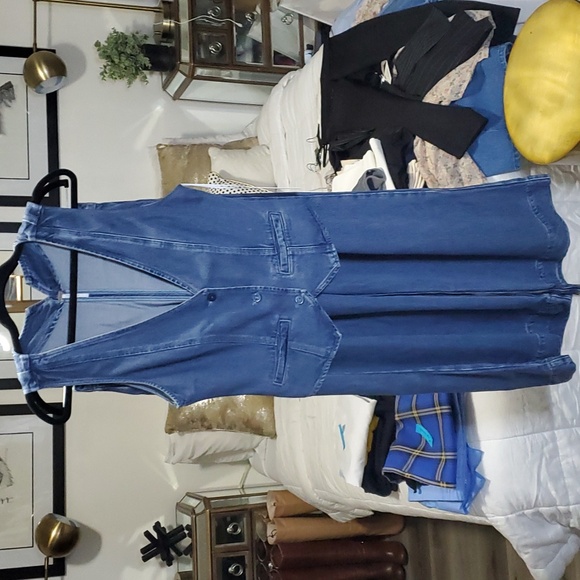 Young Fabulous & Broke "SET" Soft Denim Vest and Pants Co-ord ✨️ NWT SET ✨️ - Picture 3 of 6